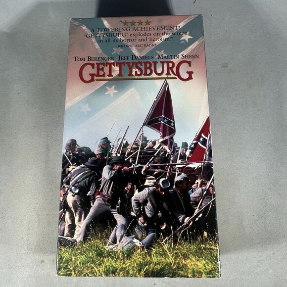 Gettysburg VHS Movie Tom Berenger Jeff Daniels Martin Sheen Widescreen 1993 - Picture 1 of 3